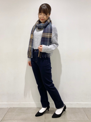 【未使用品】AG　ミドルライズスリム　24サイズ GU公式 | ミドルライズスリムジーンズ+E