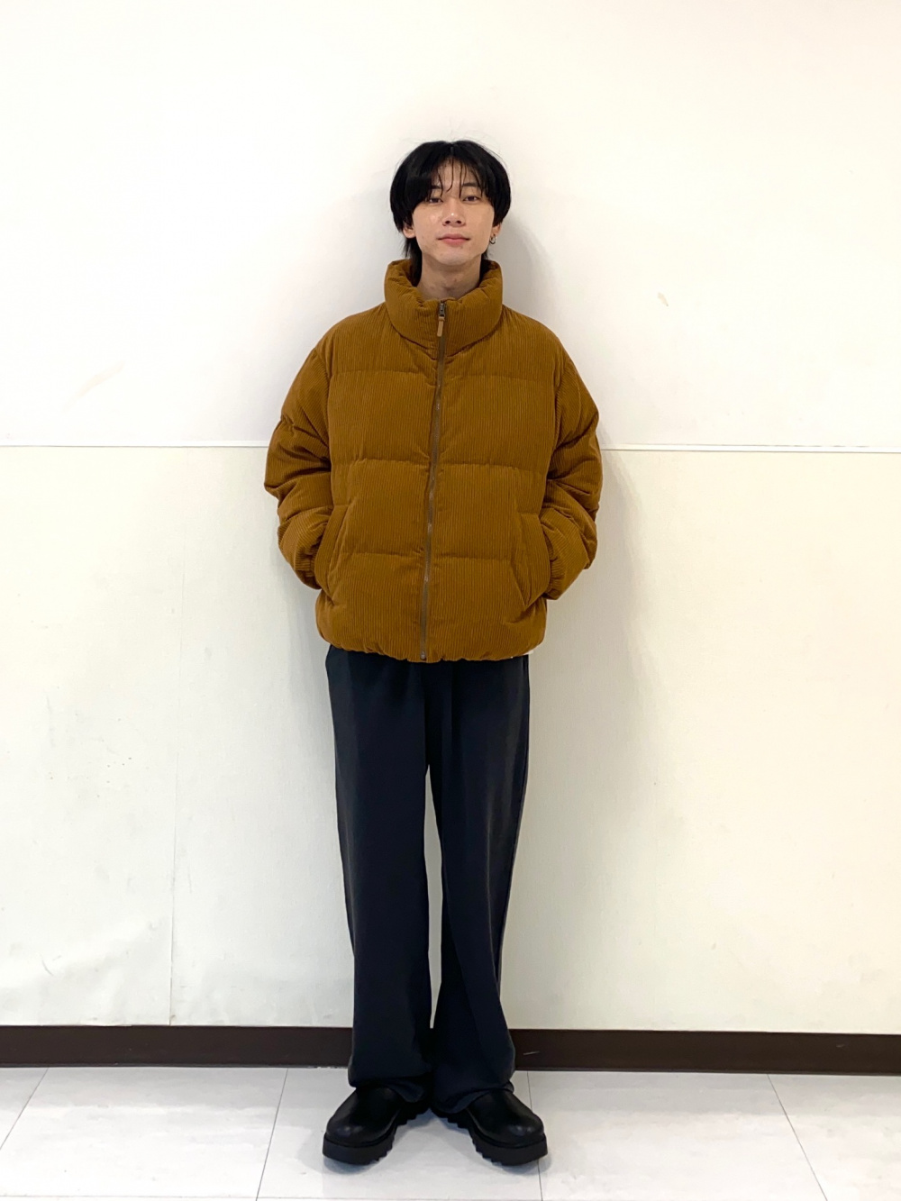 みく@ぷろふ確認お願いします様 リクエスト 2点 まとめ商品 GU公式 | ヒートパデッドコーデュロイブルゾン