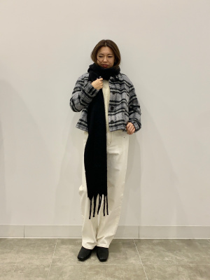 あずページ GU公式 | GIRLSラメフェザーセーター