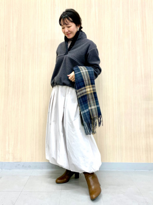 ぽにぽに GU公式 | ボアフリースプルオーバー+E