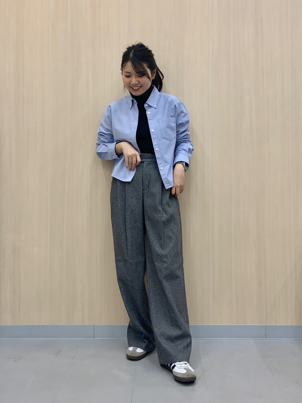 UGCBヘリンボーン　タックパンツ GU】新作の「楽ちんパンツ」が買って大正解でした！これ1枚で