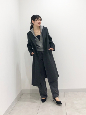 GU公式 | ケーブルフルジップパーカ(セットアップ可能)