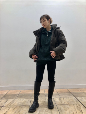 GU公式 | ローゲージハーフジップセーター