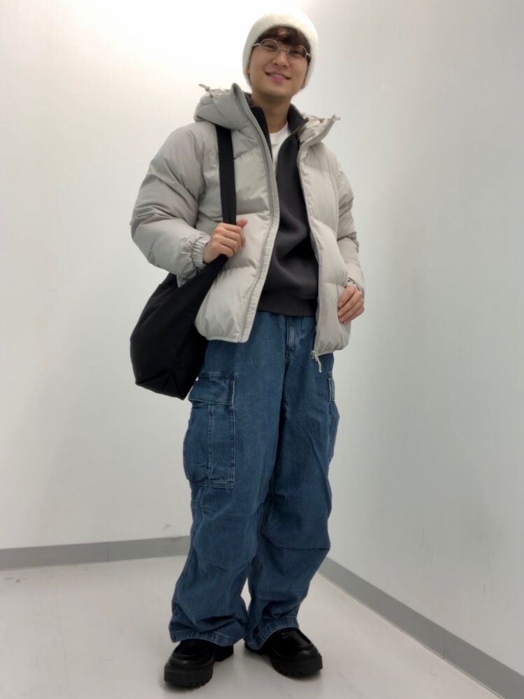 グラフィティデニムカーゴパンツ+ベルト
