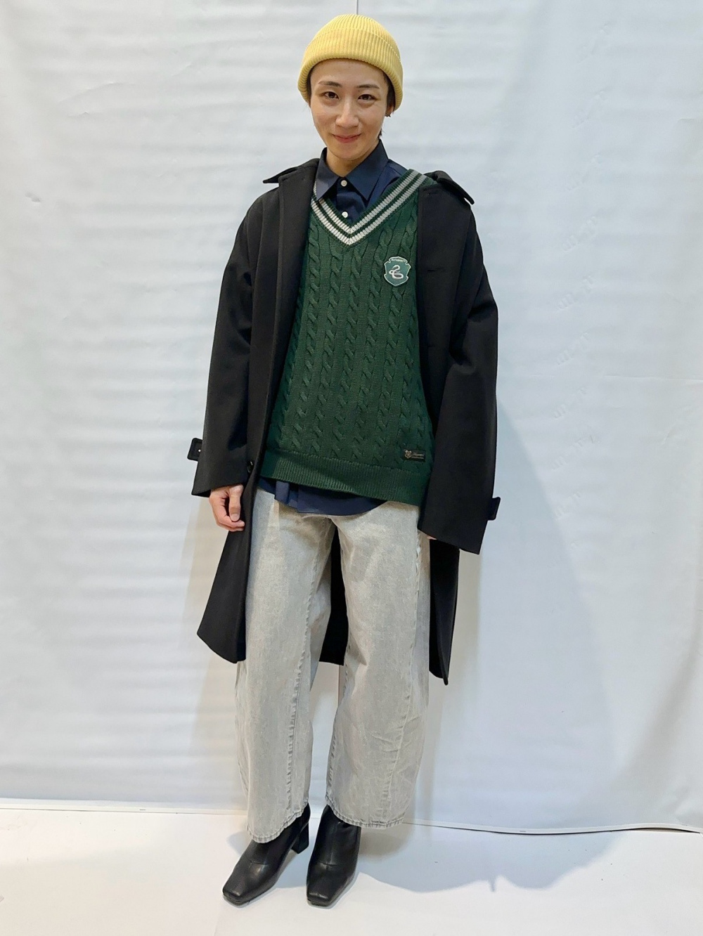 スウェットワンピース Harry Potter、Vネックセーター Harry スウェットワンピース Harry Potter、Vネックセーター Harry