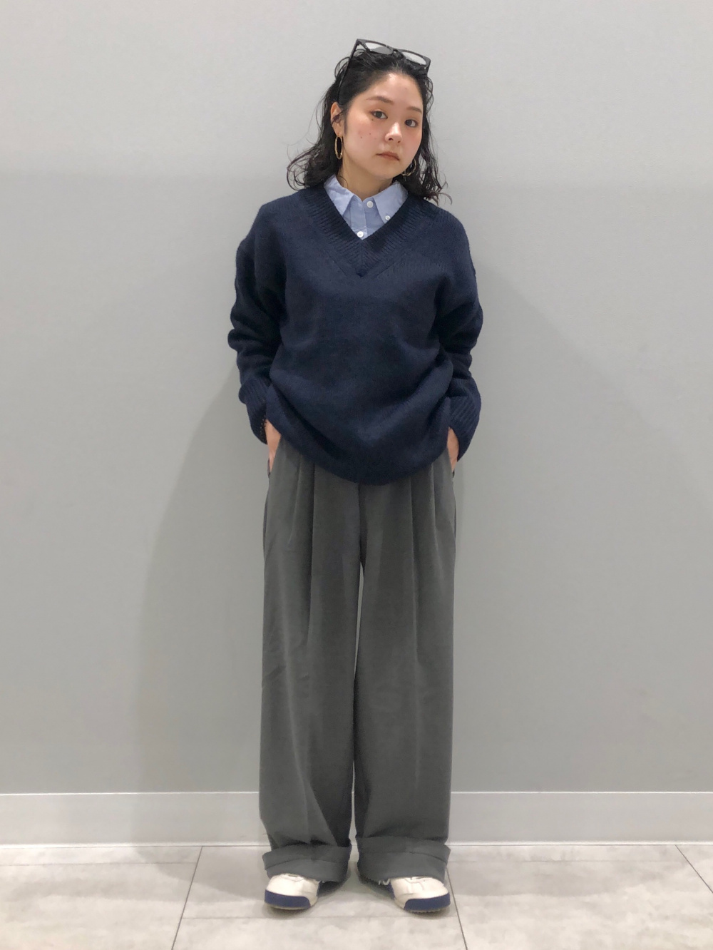 コージーメルトンテーラードコート ダークグレー 2024新作】GU コージーメルトンテーラードコートのサイズ感