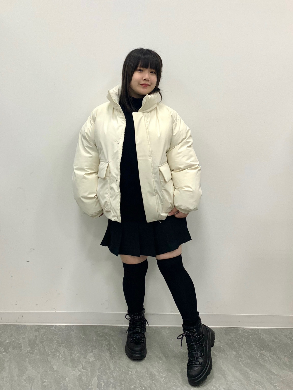 GU ブラック ヒートパデッドスタンドブルゾン XLサイズ Amazon.co.jp