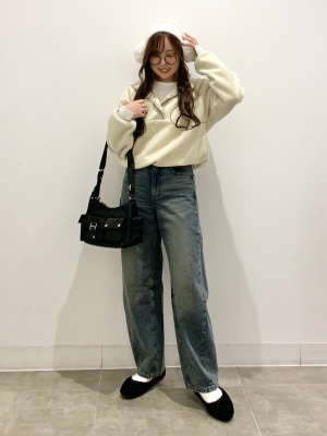 GU公式 | ボアフリースプルオーバー+E