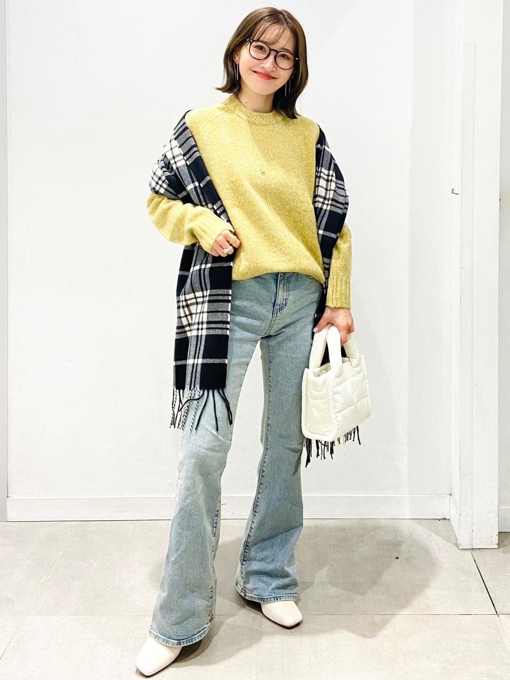 POLO RALPH LAUREN - polo カーディガン チェックパンツ コーデ