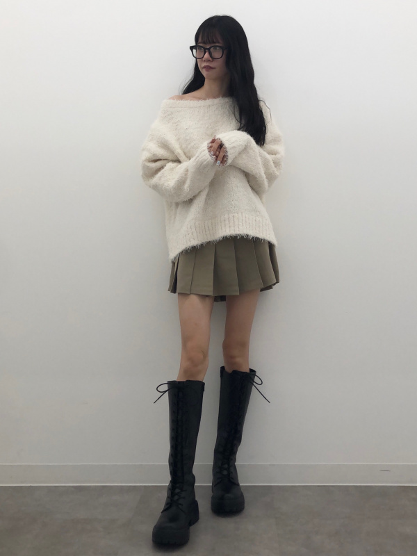 スエード ミニ ワンピース ❤️パンツ ブーツ 相性抜群！オシャレアイテム