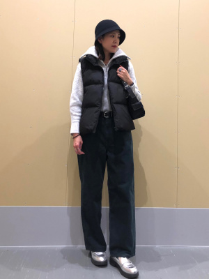 boohoo 伸縮性ウエストコーデュロイバギーパンツ★関税/送料込 セール】バギー プリーツ コーデュロイパンツ（その他パンツ