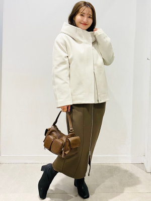 GU公式 | 裏フリースフロントジップスカートQ