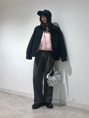 coco 中古 ジーフォア G/FORE メンズ ニットアウター 3(LL) 黒 ブラック 長袖 ブルゾン ダブルジップ セール】Gramicci×F/CE./グラミチ×エフシーイー ZIP UP PULLOVER