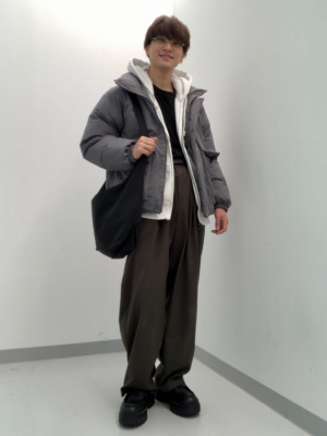 GU公式 | レザーメタルバックルナローロングベルト
