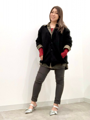 L1TA ウィンタースポーツ用ウェア Sサイズ GU公式 | ウォッシャブルカーディガン(長袖)