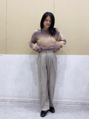 GU公式 | ライトヘアリーグラデーションセーター