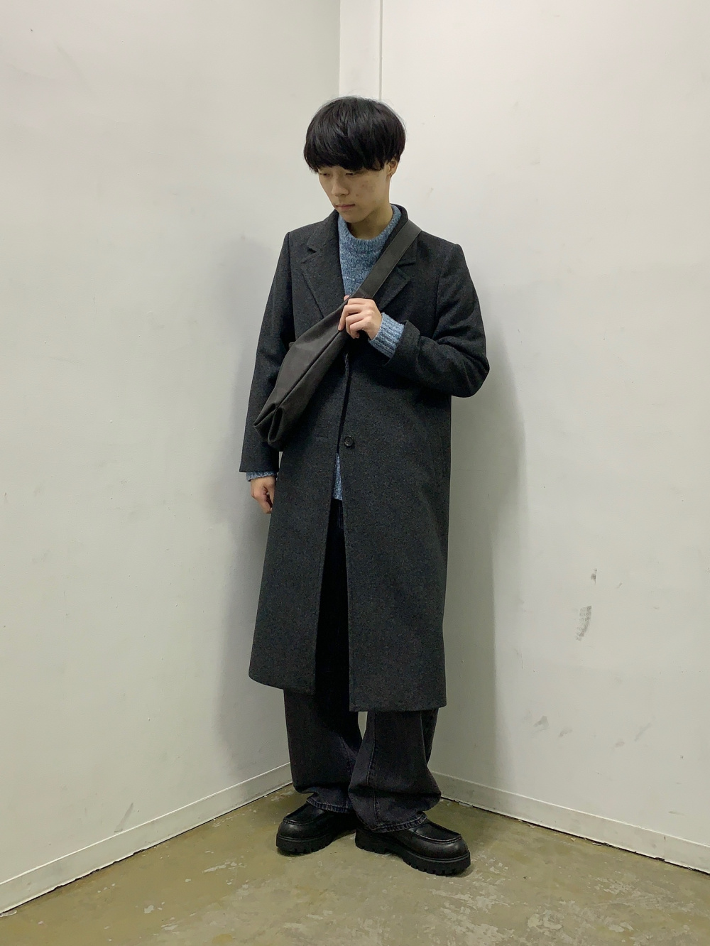 コージーメルトンテーラードコート(丈標準108.0～115.0cm