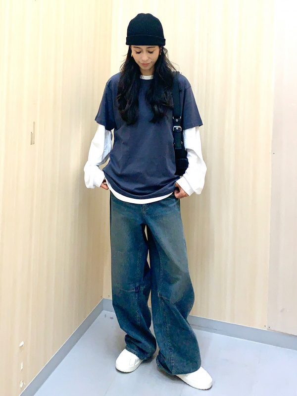 ウォッシュドスウェットハーフジップパーカ(セットアップ可能