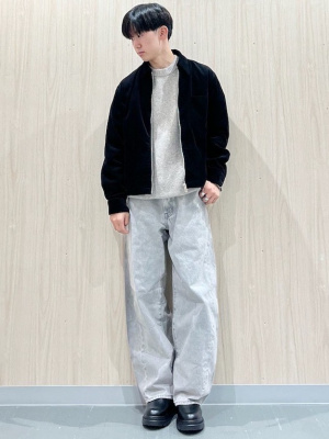 GU公式 | コーデュロイジップアップシャツ(セットアップ可能)