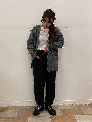 GU公式 | パフィータッチオーバーサイズカーディガン