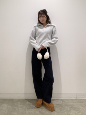 わっふーさん専用 GU公式 | パフィータッチビッグカラーセーター