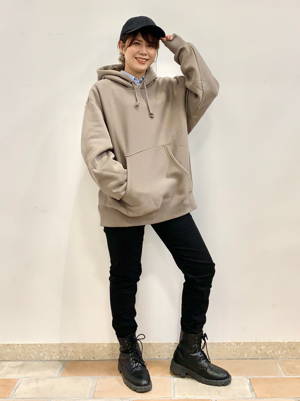 ウォッシュドスウェットワイドパンツ(セットアップ可能)、ソフト