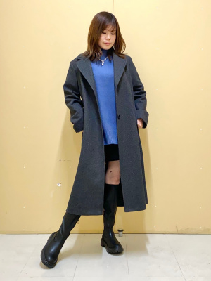 GU公式 | コージーメルトンテーラードコート(丈標準108.0～115.0cm)