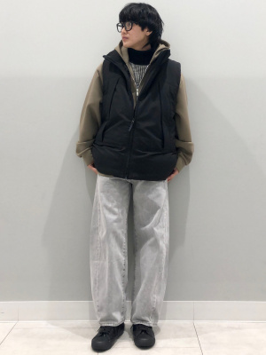 GU公式 | スムースニットタートルネックセーター(チェック)