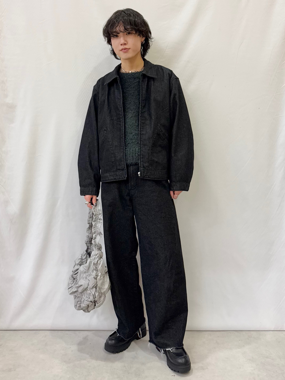 ジップアップブルゾンSW(セットアップ可能)、スーパーバギースラックス