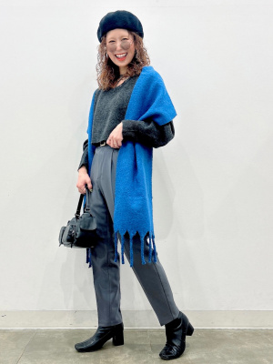 GU公式 | タックテーパードパンツ(丈標準65.0～69.0cm)