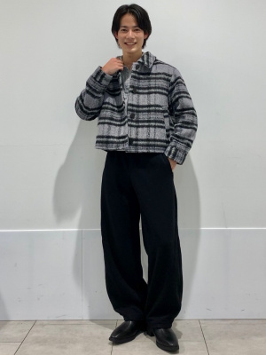 framework シャギーチェックシャツブルゾン framework シャギーチェックシャツブルゾン FRAMeWORK シャギー