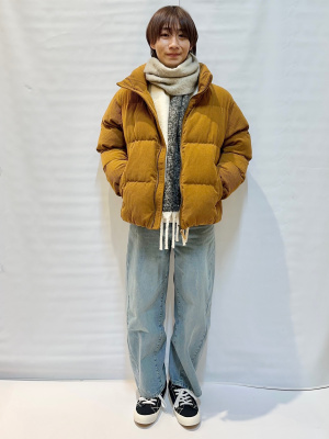 GU公式 | ヒートパデッドコーデュロイブルゾン