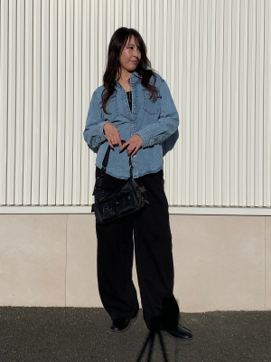 GU公式 | ブラフィールストレッチリブT(長袖)(ウォーム)+E