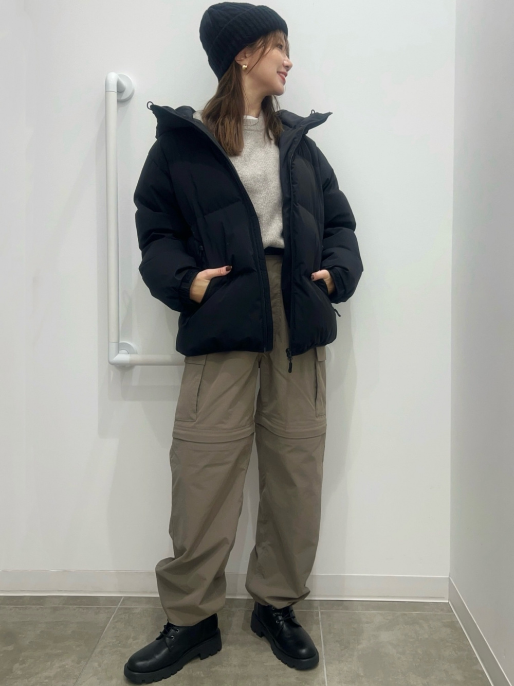 デニムフーディブルゾンNT+E、コンバーチブルワイドカーゴパンツ