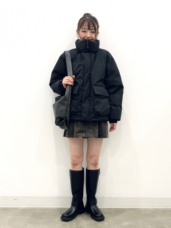 GU ブラック ヒートパデッドスタンドブルゾン XLサイズ Amazon.co.jp