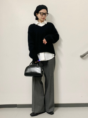 GU公式 | VネックセーターZ+E