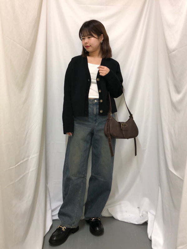 確認(´◠ω◠`) GU公式 | ストレッチリブクロップドT(12分袖)(ウォーム)