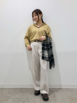 GU公式 | ウォッシュドスウェットハーフジップパーカ