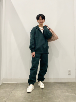 38 バーバリー フルジップ スウェット ジャケット ベージュ ノバチェック BURBERRY (バーバリー) チェックパネル コットン ジップ