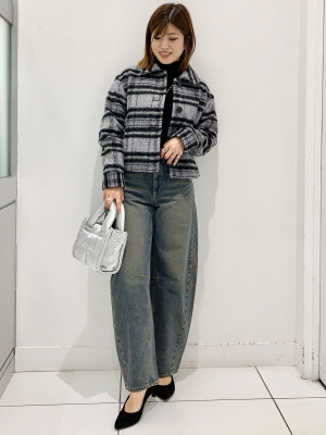 framework シャギーチェックシャツブルゾン framework シャギーチェックシャツブルゾン