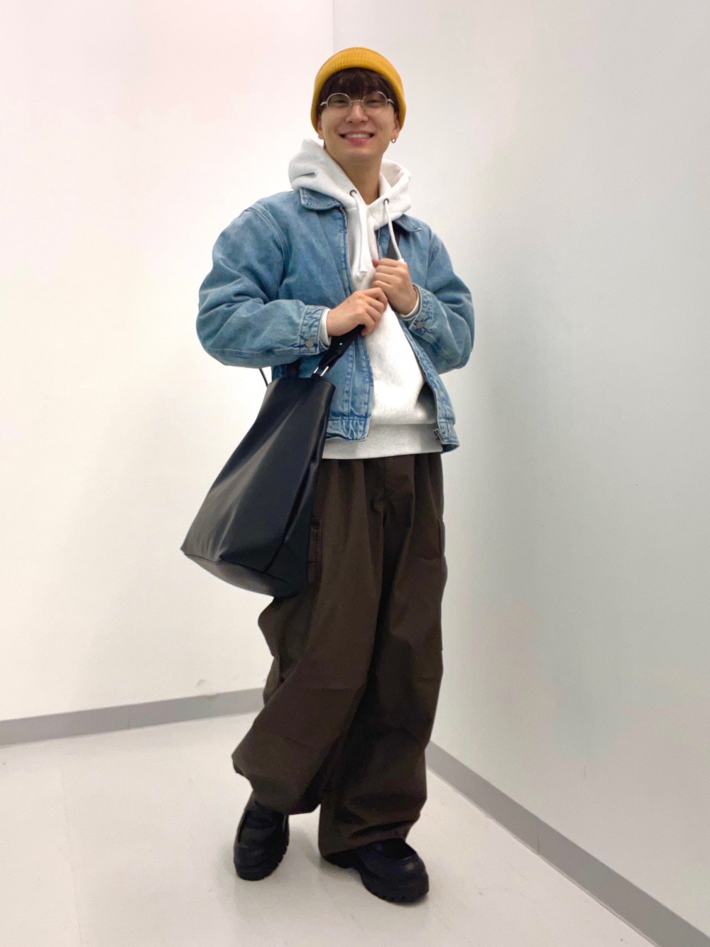 パーリーゲイツ PG 線画馬柄ジャガードクルーネックニットベスト