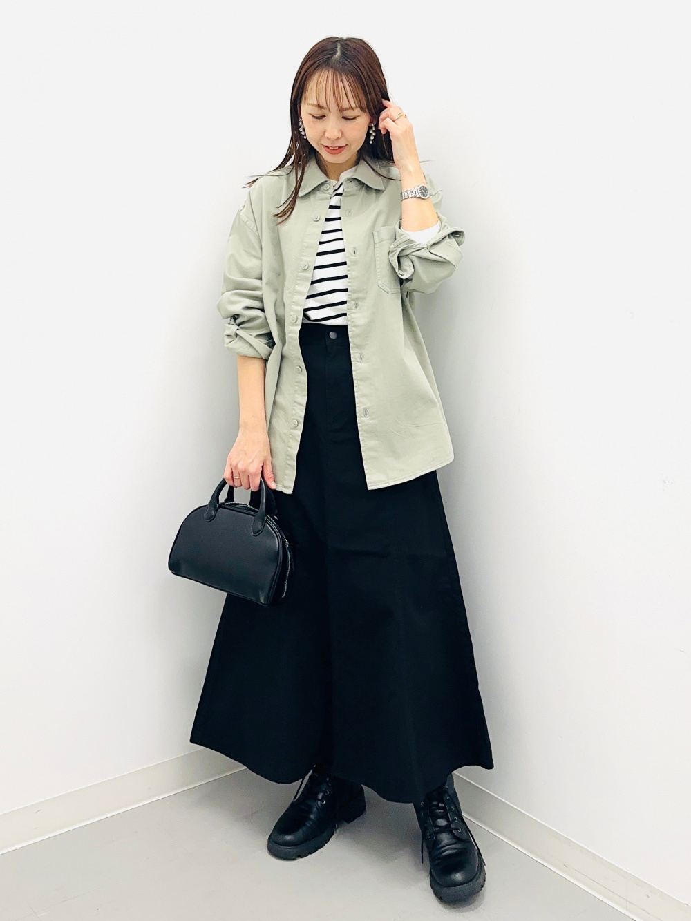 ケーブルカーディガン UNDERCOVER、ジップポケットシャツ