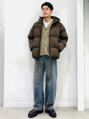 GU公式 | ウォッシュドリブVネックカーディガン