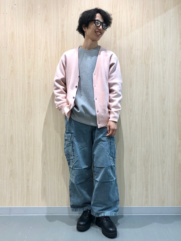 着用例① スラックスにスウェットの