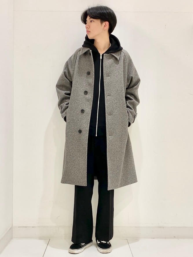 Cozy Melton Balmacaan Coat、STYLE-HEAT scarf」| GU的穿搭理念
