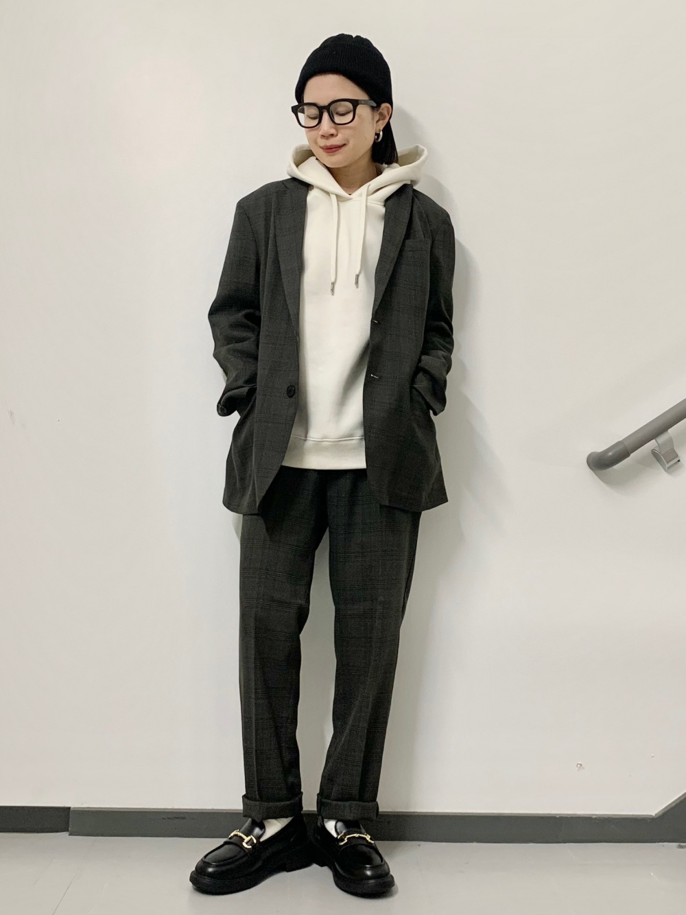 オーバーサイズジャケット UNDERCOVER、ワイドテーパードパンツ