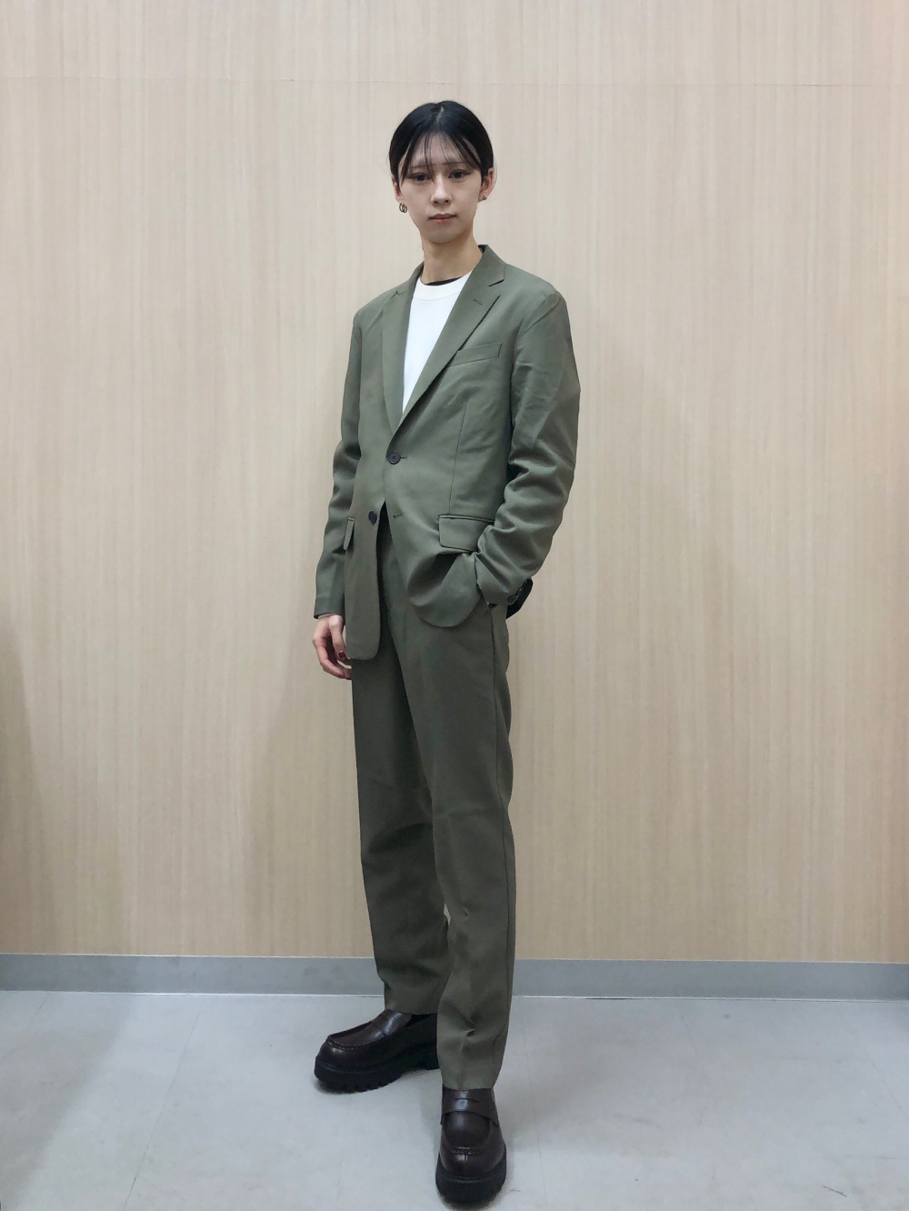 Washable Tapered Pants/SW」| GU的穿搭理念