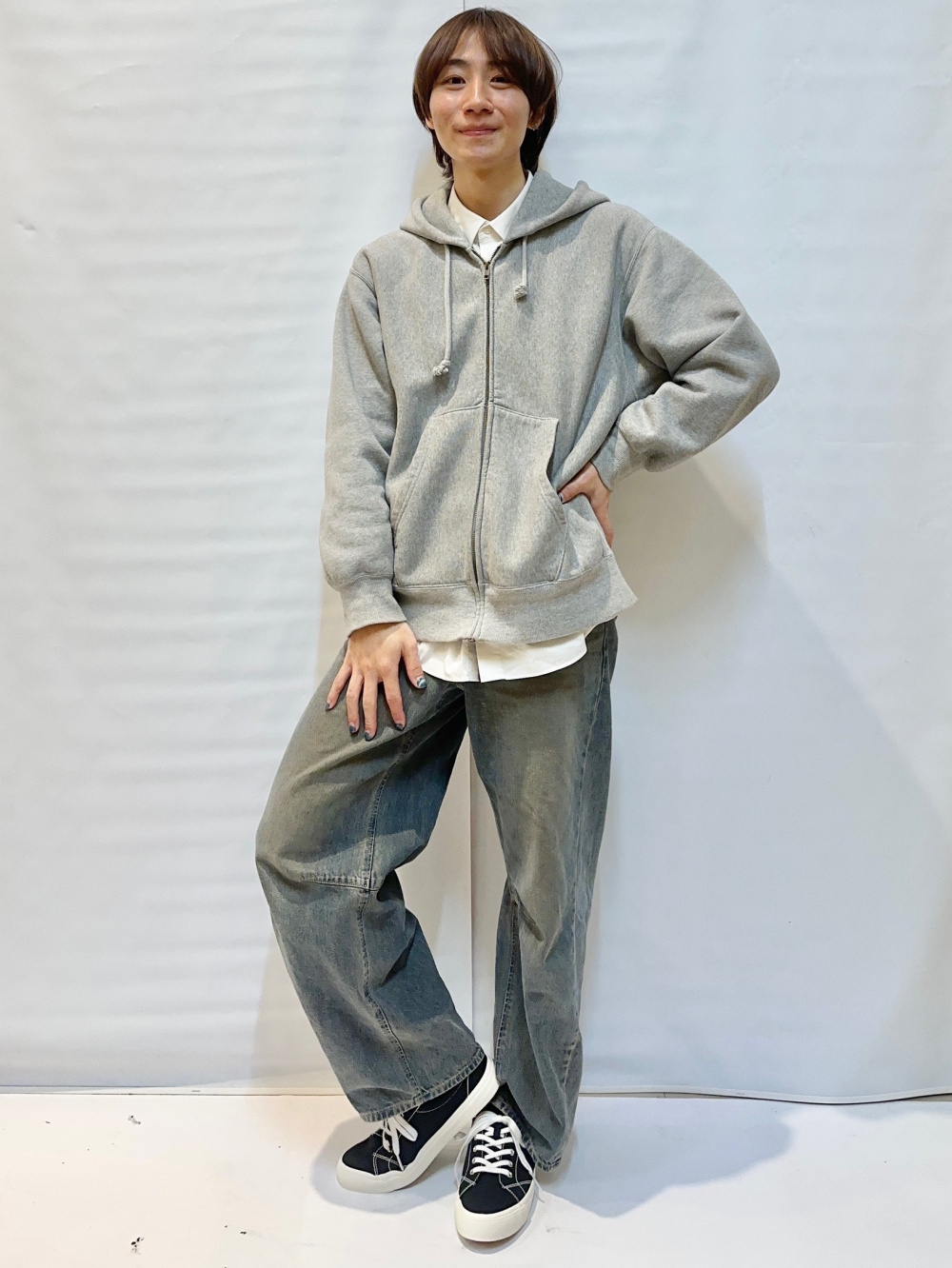 バレルレッグジーンズ(丈標準71.0～75.0cm)(セットアップ可能