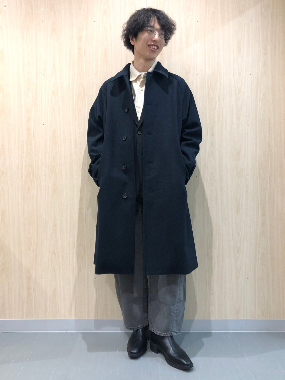 glamb Fleur melton coat/フラーメルトンコート Chick コート チェスターコート Fake Melton Chester Coat