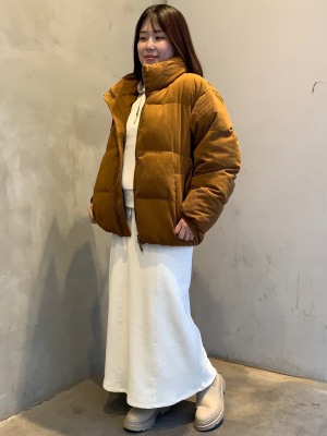 GU公式 | ヒートパデッドコーデュロイブルゾン